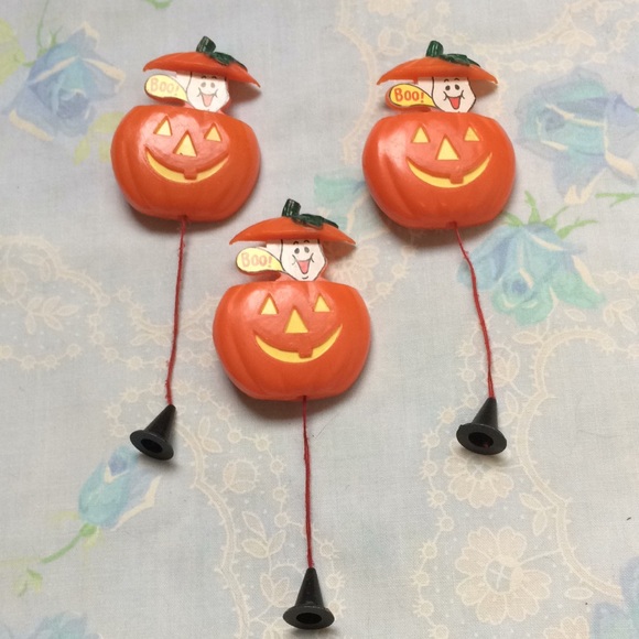 Jewelry 3 Vintage Pop Up Pumpkin Brooches Poshmark